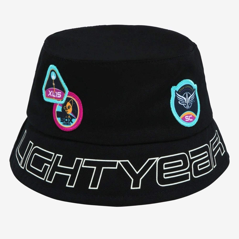 NWT Concept One Pixar Kids Buzz Lightyear glow in the dark bucket hat